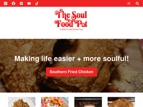 'thesoulfoodpot.com' screenshot