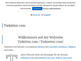 'tiekoetter.com' screenshot