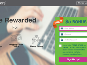 'inboxdollars.com' screenshot