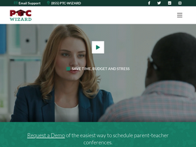 'depere-dickinson.ptcwizard.com' screenshot