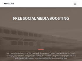 'freezlike.co' screenshot
