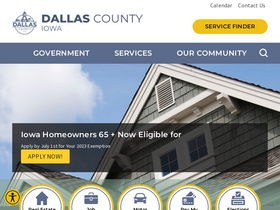 'dallascountyiowa.gov' screenshot