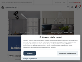 'imperiumlamp.pl' screenshot