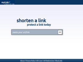 'mylink.name' screenshot