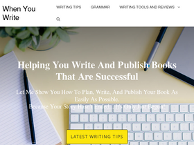 'whenyouwrite.com' screenshot