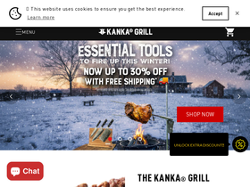kankagrill.com homepage screenshot