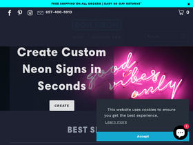 eonneon.com homepage screenshot