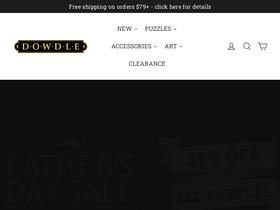 Dowdle Folk Art homepage screenshot