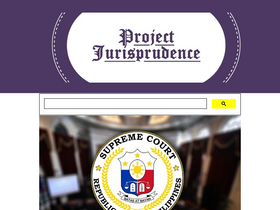 'projectjurisprudence.com' screenshot