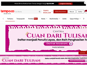 'tempo.co' screenshot