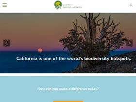 'cnps.org' screenshot