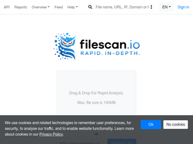 'filescan.io' screenshot
