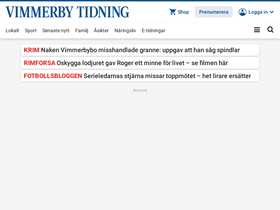 'vimmerbytidning.se' screenshot
