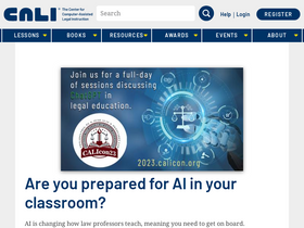 'cali.org' screenshot