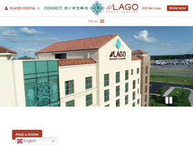 'dellagoresort.com' screenshot