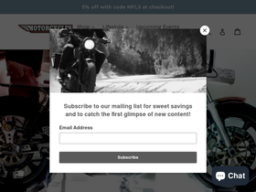 motorcyclesforlife.com homepage screenshot
