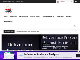 'everydayprayerguide.com' screenshot