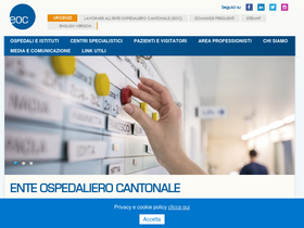 'eoc.ch' screenshot