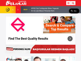 'isilanlarikariyer.com' screenshot