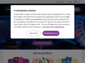 'bingolotto.se' screenshot