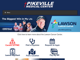 'pikevillehospital.org' screenshot
