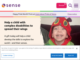 'sense.org.uk' screenshot
