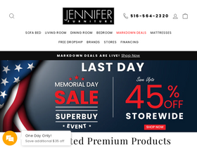 'jenniferfurniture.com' screenshot