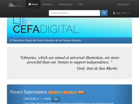 'cefadigital.edu.ar' screenshot
