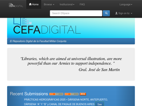 'cefadigital.edu.ar' screenshot