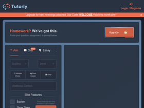 'tutorly.ai' screenshot