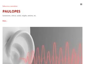 'paulopes.com.br' screenshot