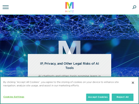 'mintz.com' screenshot