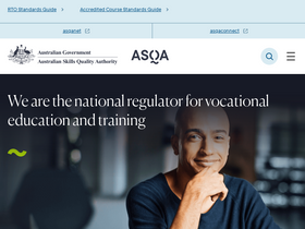 'asqa.gov.au' screenshot