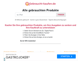 'gebraucht-kaufen.de' screenshot
