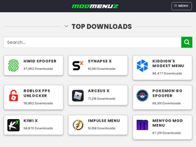 'modmenuz.com' screenshot