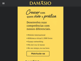 'damasio.com.br' screenshot