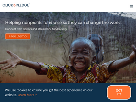 'clickandpledge.com' screenshot