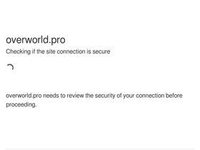 Overworld.pro website image