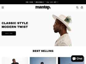 mantapbali.com homepage screenshot