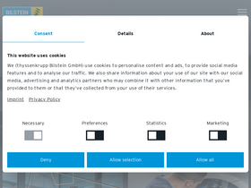 'bilstein.com' screenshot