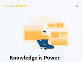 'johnnyholland.org' screenshot