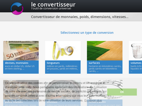 'the-converter.net' screenshot