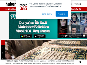'haber365.com.tr' screenshot