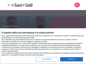 'piusanipiubelli.it' screenshot