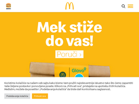 'mcdonalds.rs' screenshot
