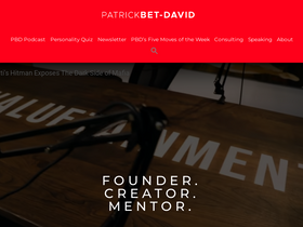 'patrickbetdavid.com' screenshot