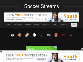 Soccer discount streams 100