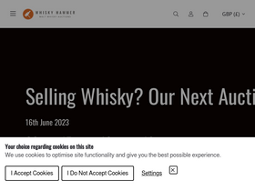 'whiskyhammer.com' screenshot