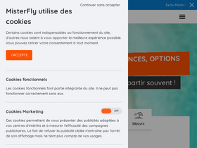 'misterfly.com' screenshot