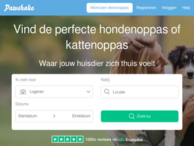 'pawshake.nl' screenshot